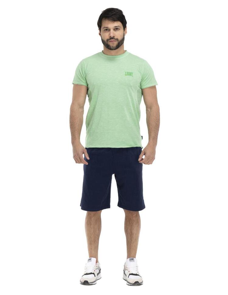 T-shirt męski z efektem sprania plaży