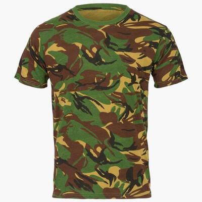 T-shirt militare BRITISH CAMO - S - Camo