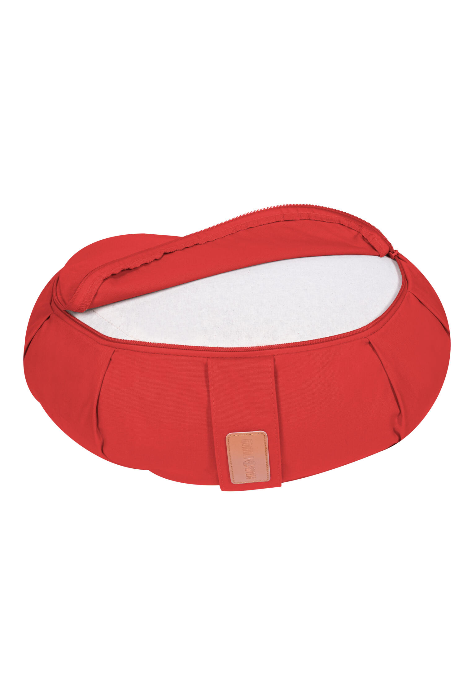 Gorilla Sports Yogakussen - Meditatie - Halve maan vorm - Rood 4/7