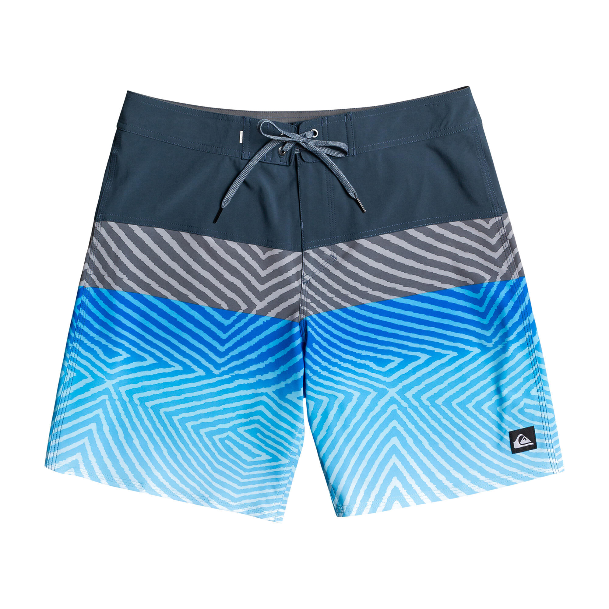 Calções de banho homem quiksilver surfsilk panel 18"