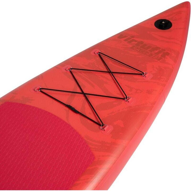 Supboard Racer 381 - Rood - Inclusief accessoires en draagtas