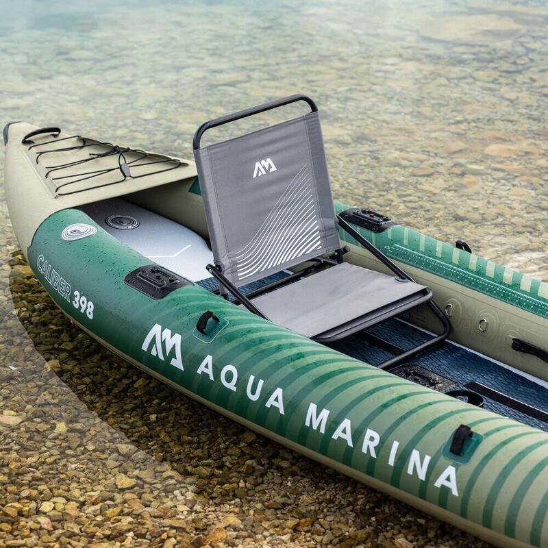 Caiac Aqua Marina Caliber 398 Drop-Stitch Fusion 1/2 persoană, 398 cm, verde