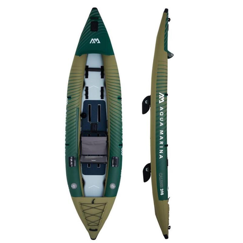 Aqua Marina Caliber 398 Drop-Stitch Fusion Kajak, für 1/2 Personen, 398 cm, Grün