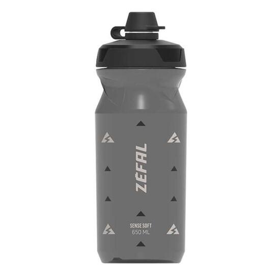 Bidon Sense Soft 65 Zefal No-Mud Bottle smoked black 0,65 l