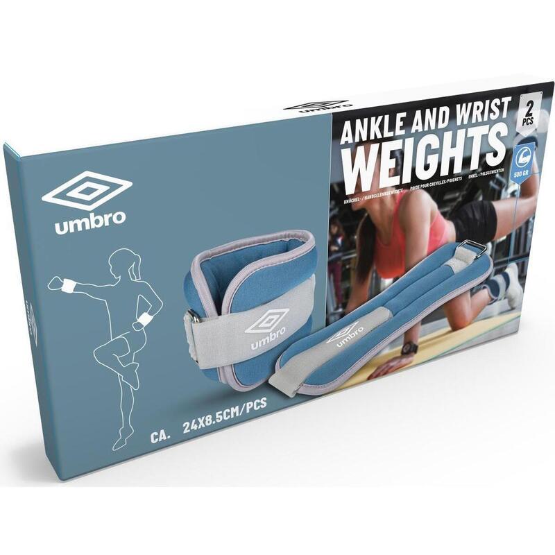 Obciążniki na kostki i nadgarstki Umbro 2 x 0,5kg regulowane