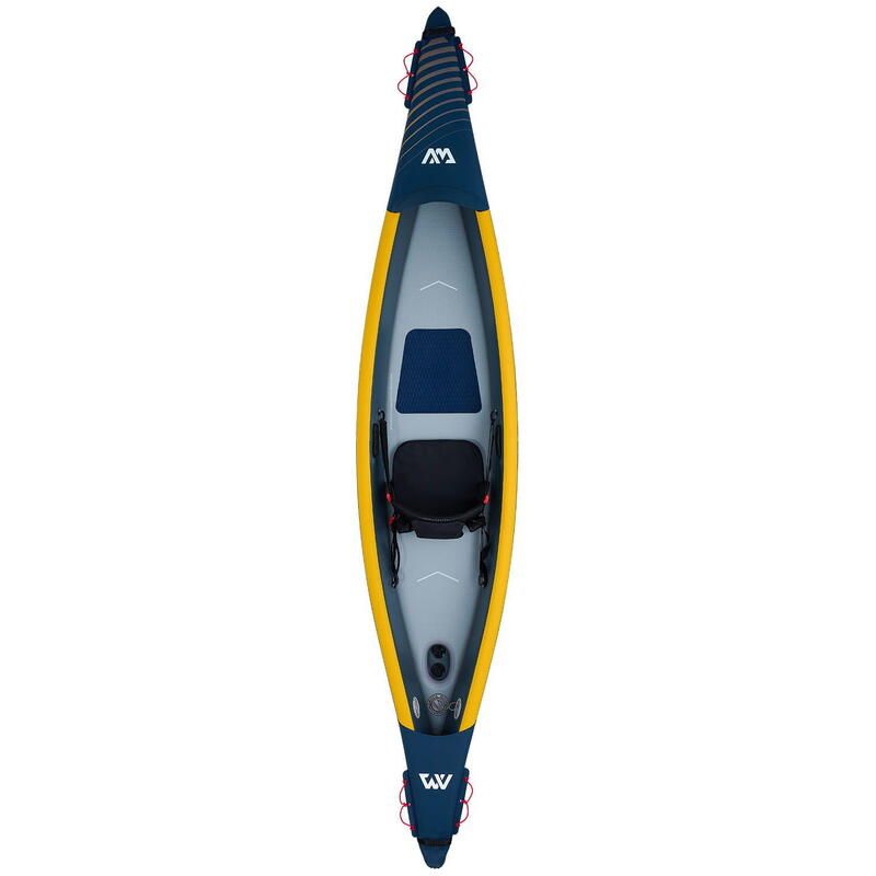 Kayak Insuflável Aqua Marina Tomahawk AIR-K 375 Modelo 2023 Laranja e Azul