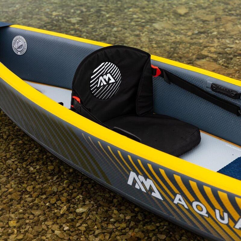 Kayak Insuflável Aqua Marina Tomahawk AIR-K 375 Modelo 2023 Laranja e Azul