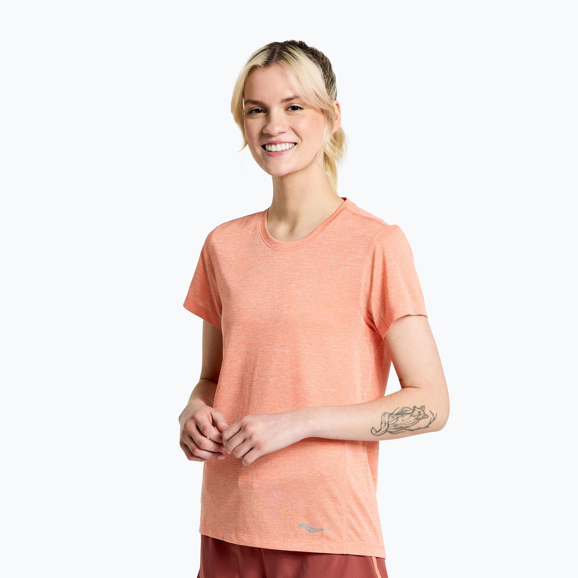 Tricou de alergare Saucony Stopwatch pentru femei