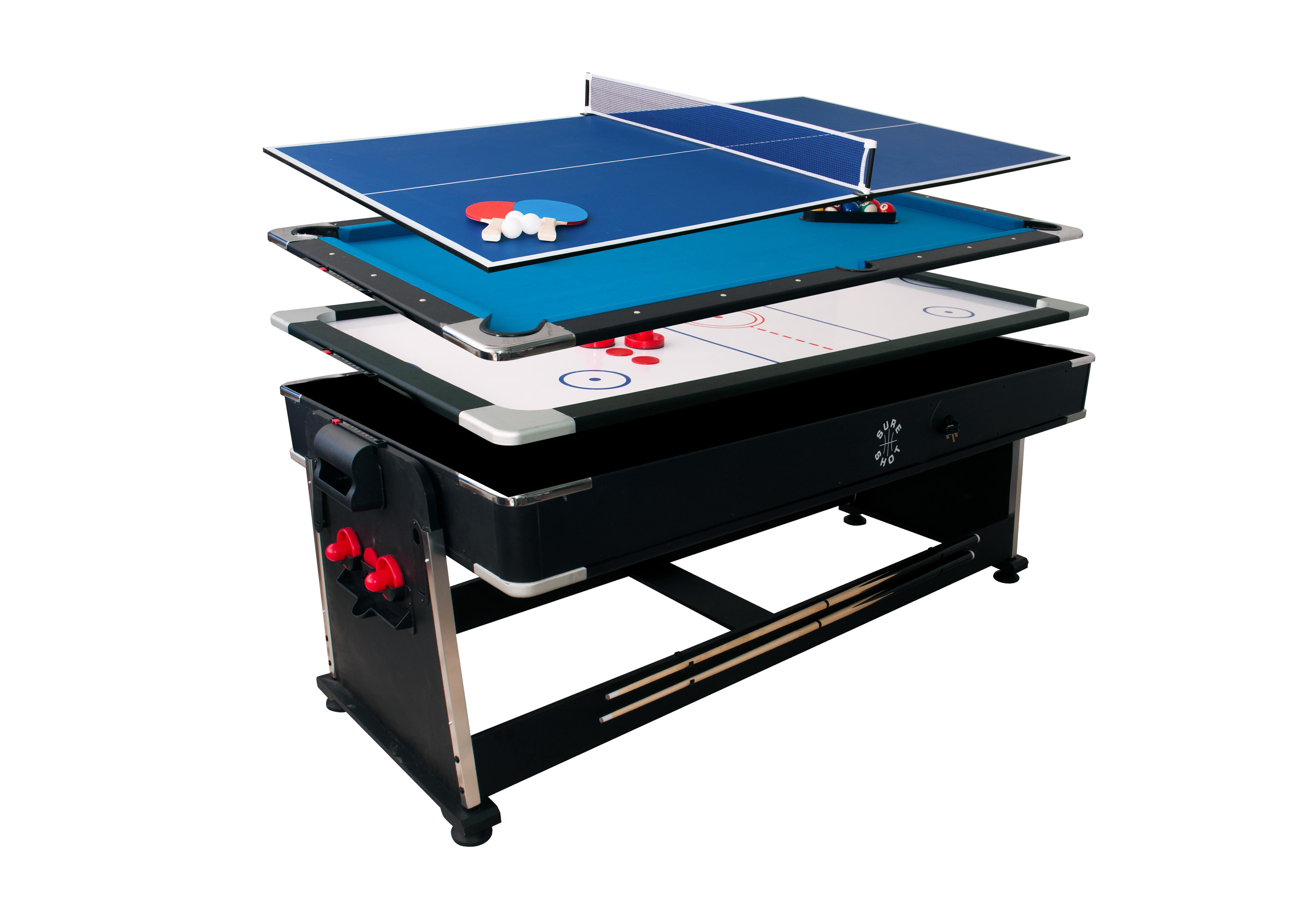 SURE SHOT 4-IN-1 MULTI GAMES TABLE | Decathlon