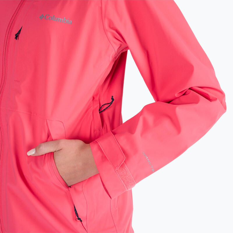 Chaqueta de lluvia con una membrana femenina Columbia Omni-Tech Ampli-Dry