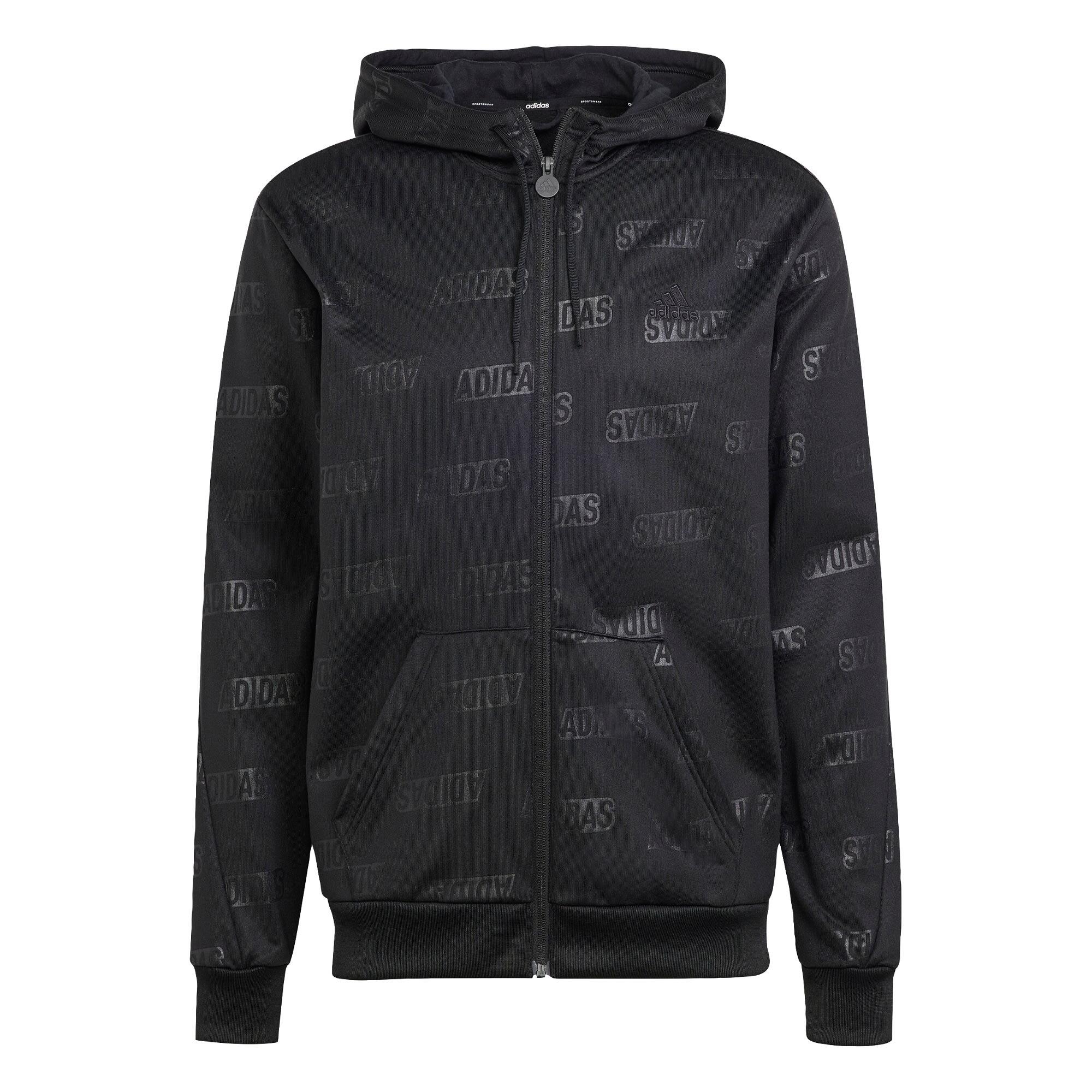Veste de survêtement entièrement zippée polaire relief adidas 2/7