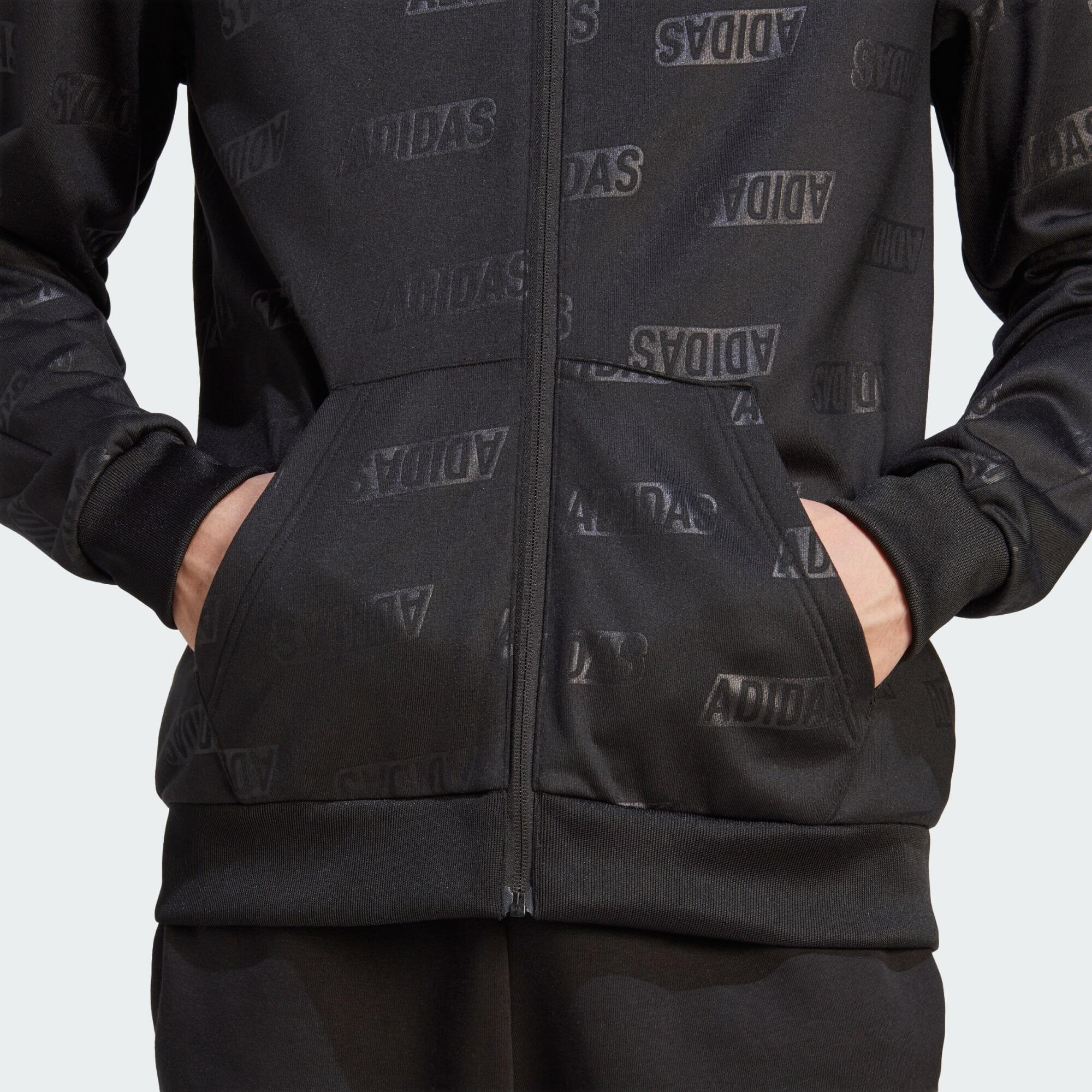 Veste de survêtement entièrement zippée polaire relief adidas 6/7