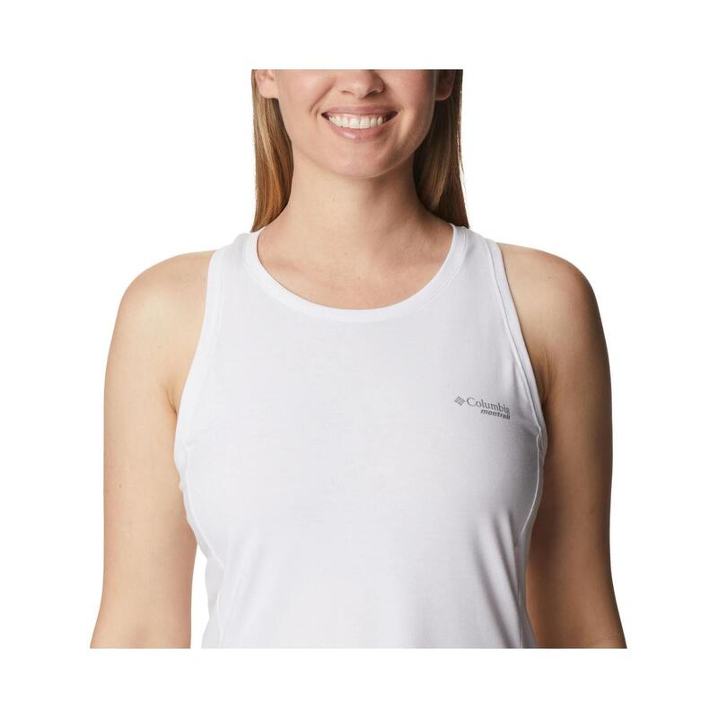 Tricou pentru sport, cu maneci scurte W Endless Trail Running Tank - alb femei