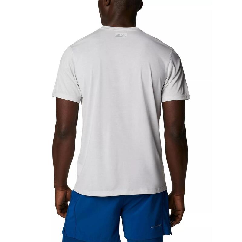Trinity Trail Graphic Tee férfi rövid ujjú sport póló - fehér
