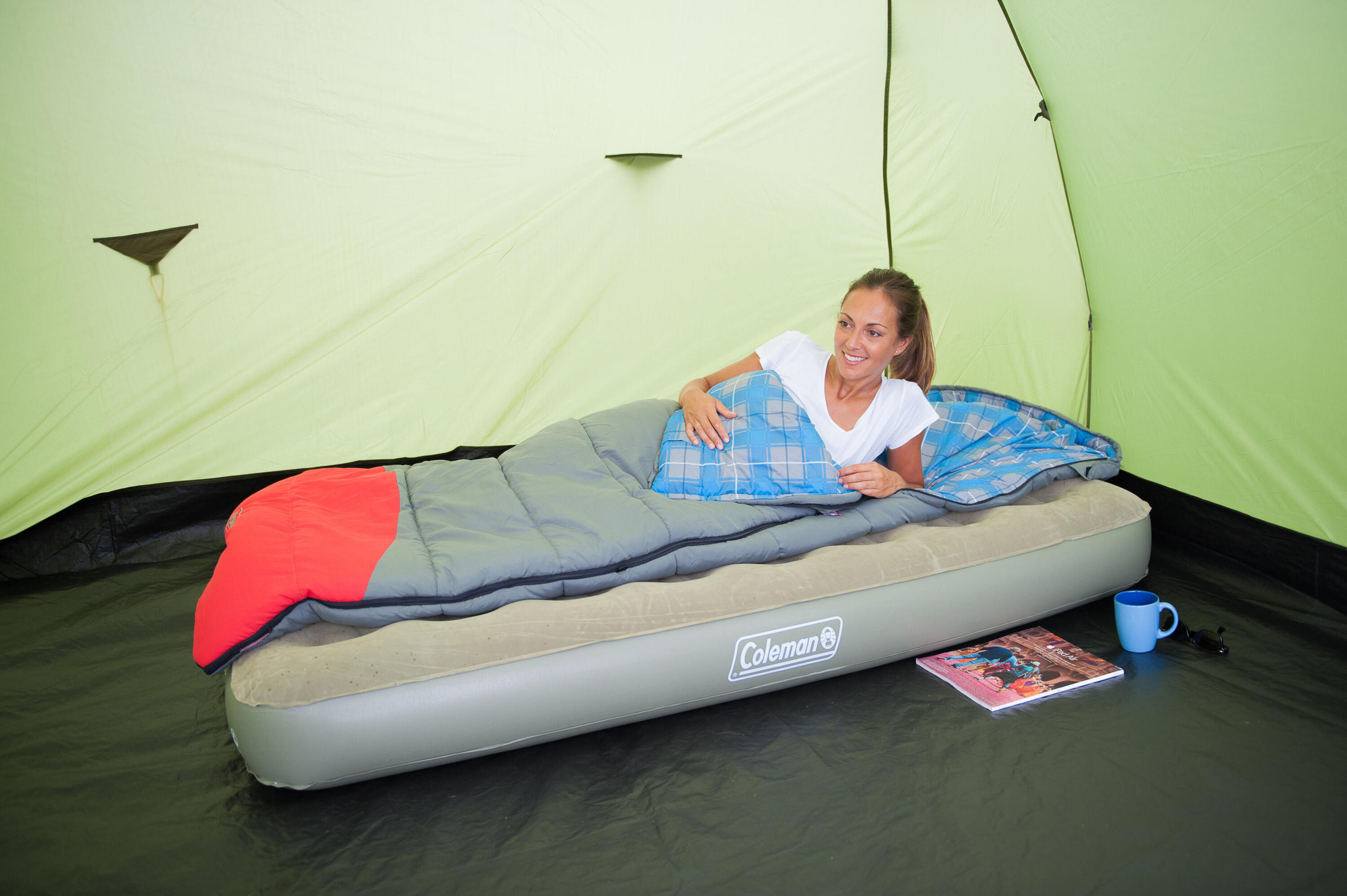 COLEMAN Maxi Comfort Bed Single – Matelas gonflable 198 x 82 x 22 cm 3/4