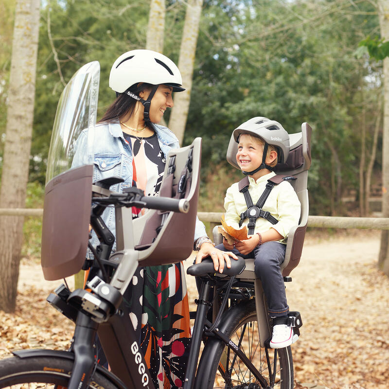 Siège arrière pour vélo Exclusive Tour Plus  avec porte-bagages Safari