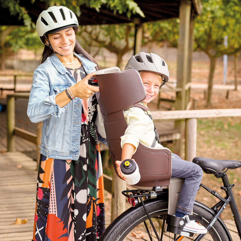 Cadeira Bicicleta Traseira  Exclusive Tour Plus p/ Porta-Bagagem Castanho Café