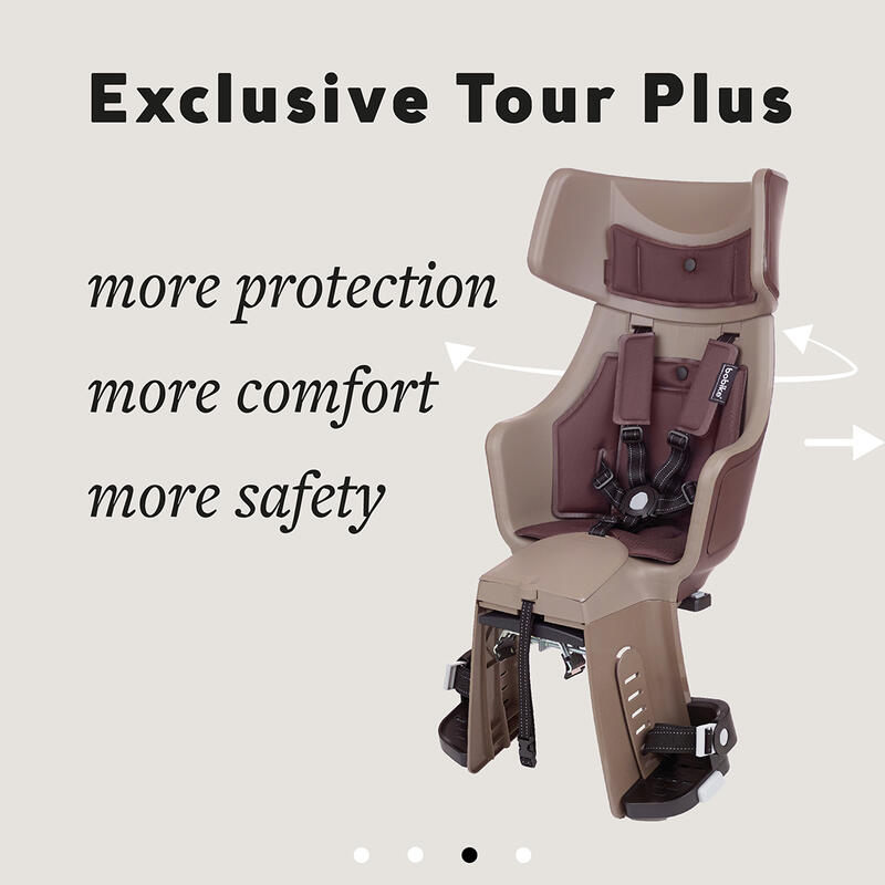 Cadeira Bicicleta Traseira  Exclusive Tour Plus p/ Porta-Bagagem Safari