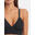 Bügelloser BH bequemer Halt Damen - LONGLINE BRALETTE schwarz