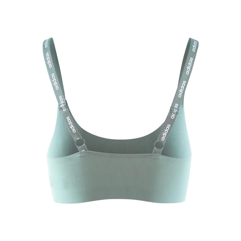 Bustier sportlich soft Damen - SCOOP LOUNGE BRA grün