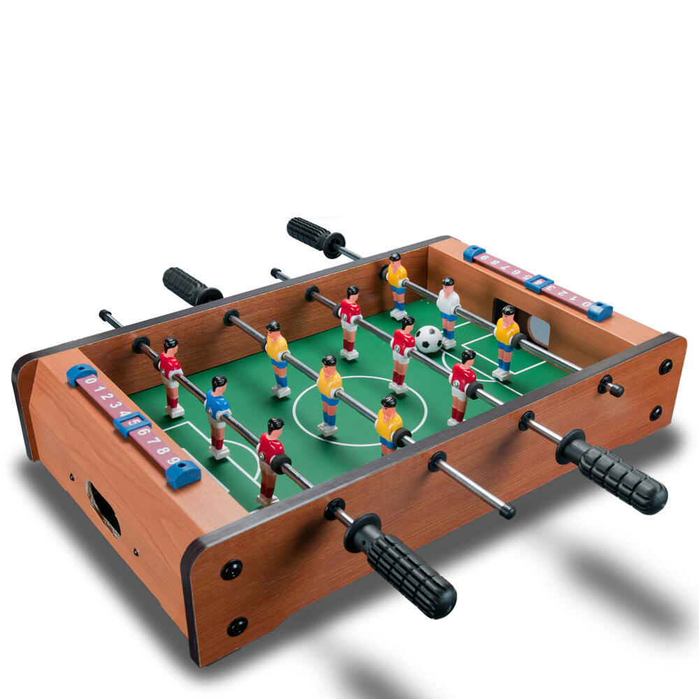 Joc fotbal de masa pentru copii, lemn, 51 cm