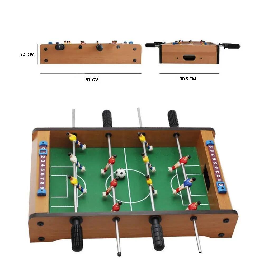 Joc fotbal de masa pentru copii, lemn, 51 cm 4/4