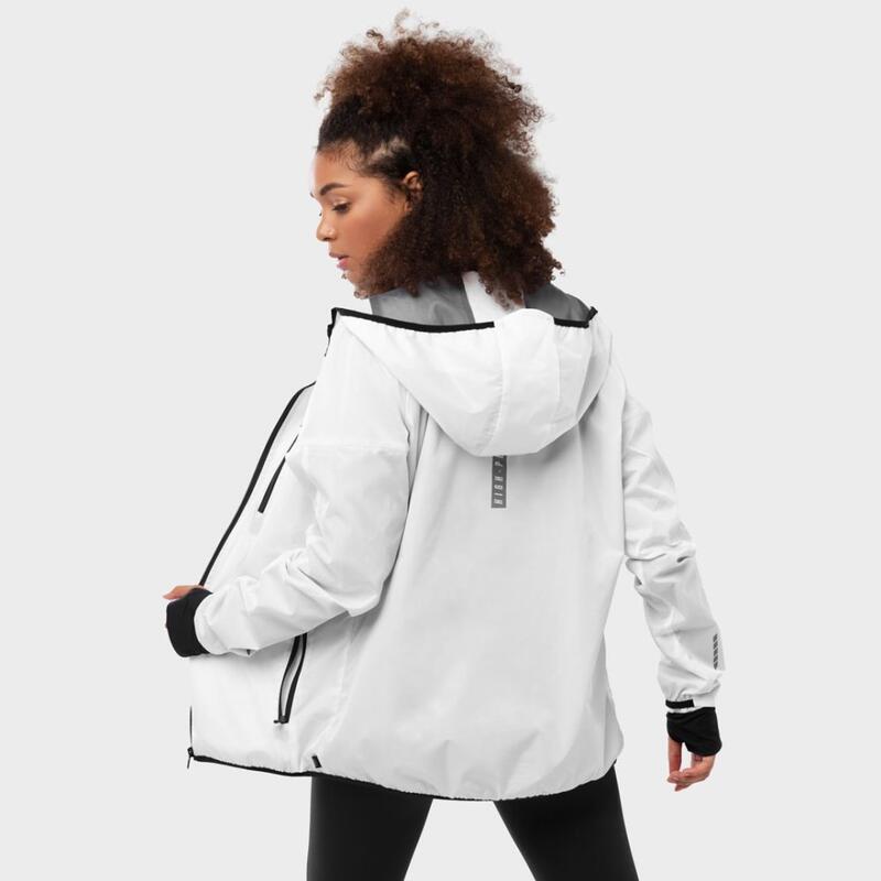 Chaqueta cortavientos mujer Supra-W SIROKO Blanco