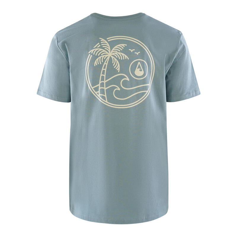 Surfen T-Shirt atmungsaktiv Herren - WAIMEA blau