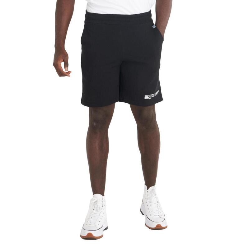 Bermuda masculina minimalista de algodão orgânico