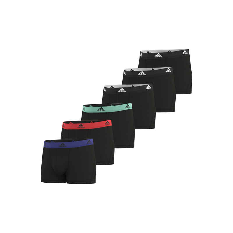 Trunk eng anliegende Boxershorts Herren - Flex Cotton schwarz