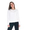 Sweatshirt pull-on met ronde hals voor dames Crystal Shine