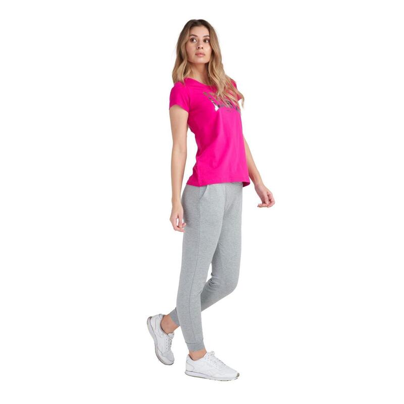 T-shirt maxi logo donna con maniche corte Training