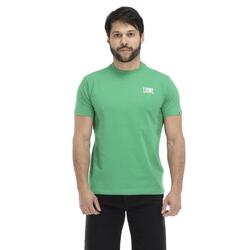 T-shirt à manches courtes pour homme avec petit logo Leone Basic
