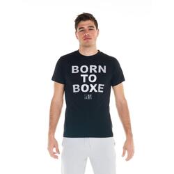Camiseta deportiva hombre estampado "Born to boxe"