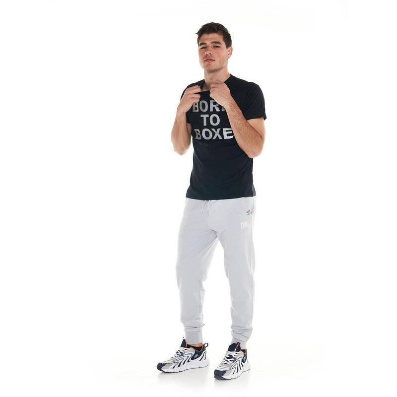 T-shirt da uomo stampa &quot;Born to boxe&quot; Sporty