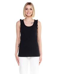 Débardeur femme scintillant à volants