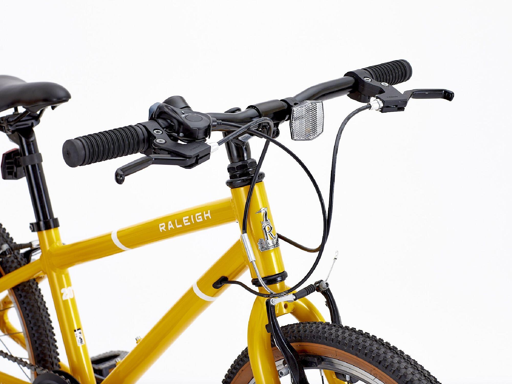 Raleigh POP 20" 6 Speed Alloy Childrens Bike MUSTARD YELLOW 4/5