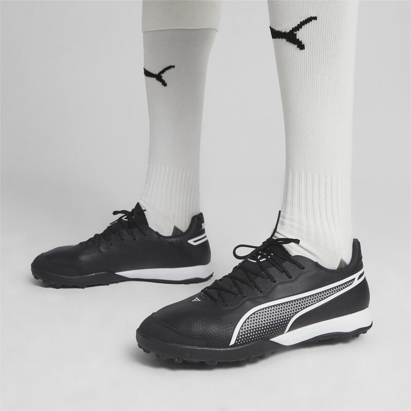 Chaussures de football KING PRO TT PUMA Black White