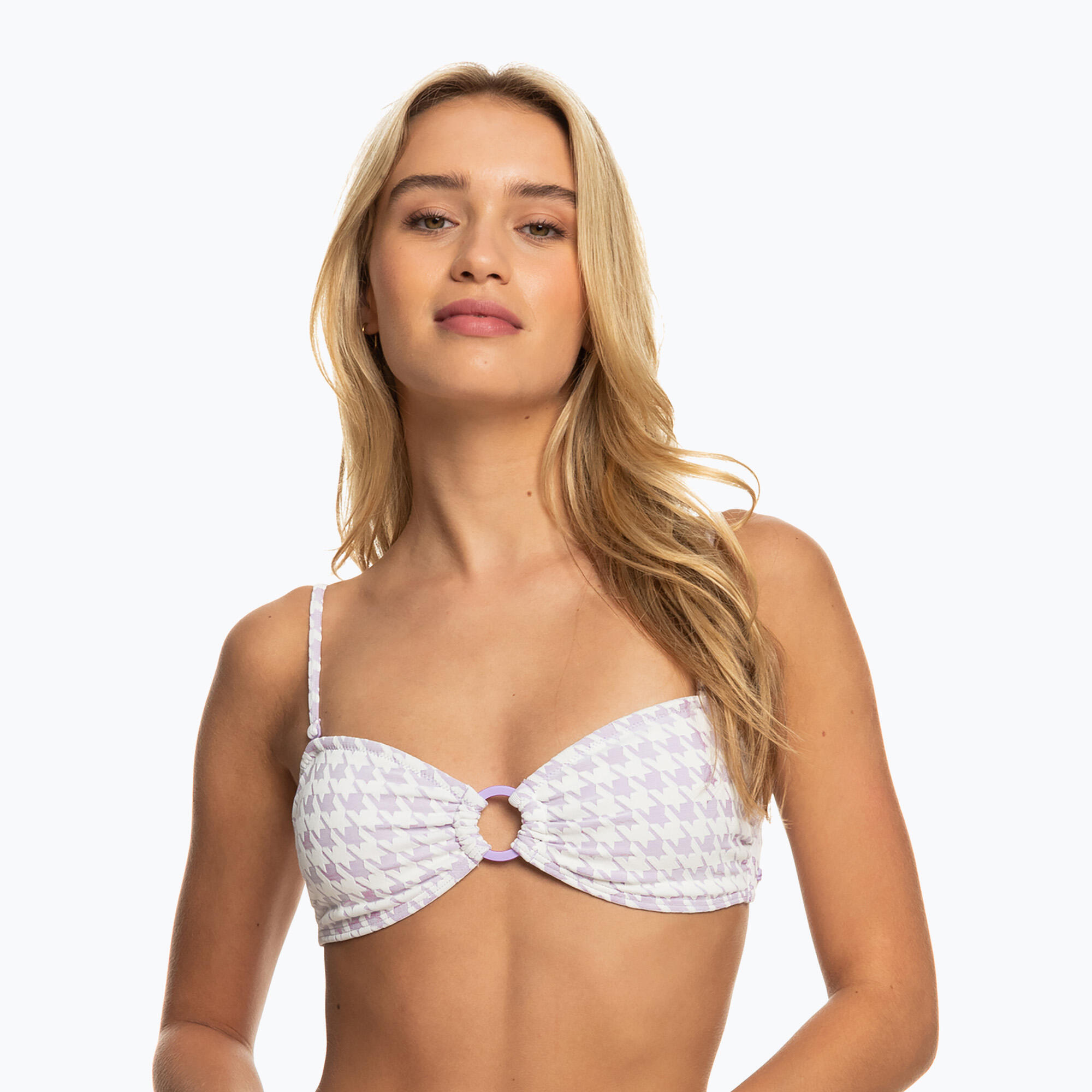 Góra od stroju kąpielowego ROXY Check It Bandeau 2/5