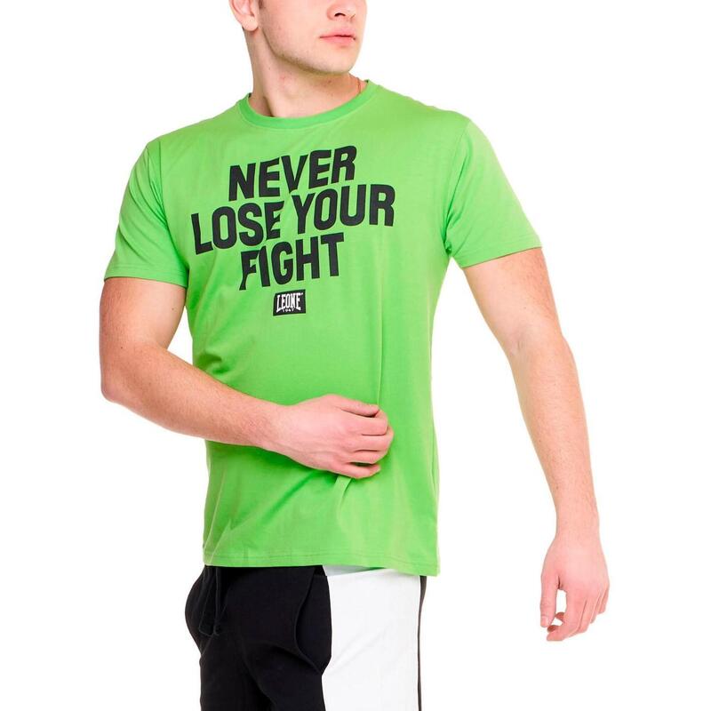 Heren t-shirt korte mouwen Fight Fluo