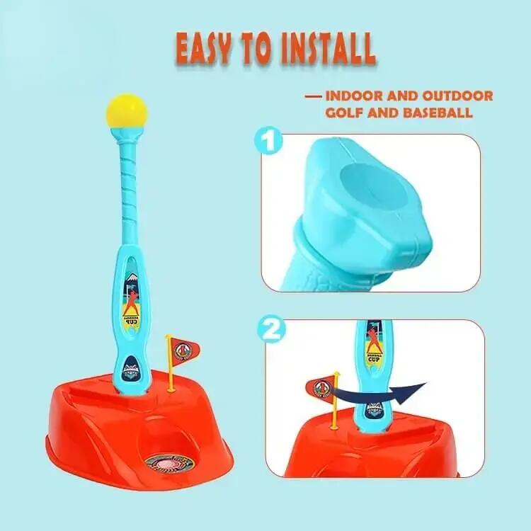 Joc interactiv 2 in 1 golf si baseball, 63x30x35 cm 5/6