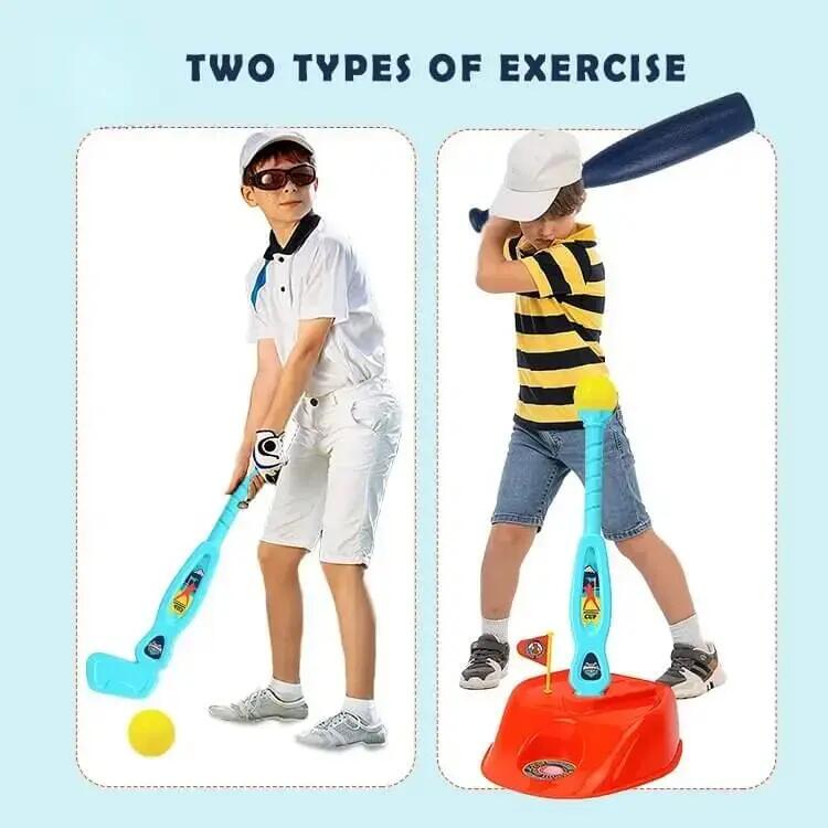 Joc interactiv 2 in 1 golf si baseball, 63x30x35 cm 6/6