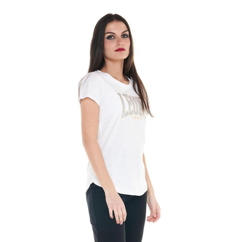 Camiseta de manga corta para mujer Leone Gold & Silver