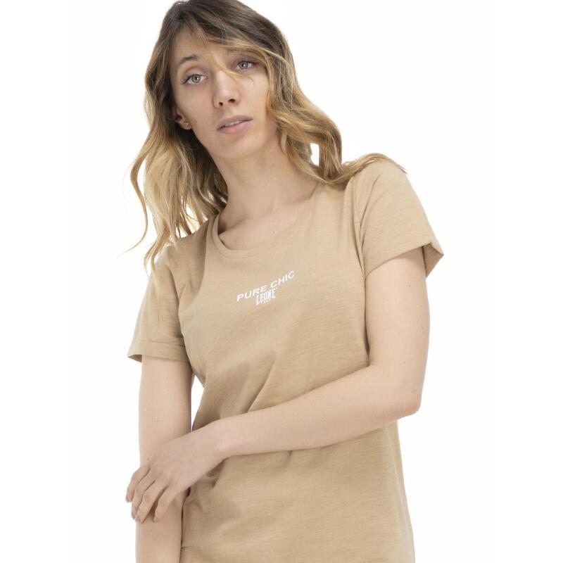 Aardetinten Maxi T-shirt voor dames