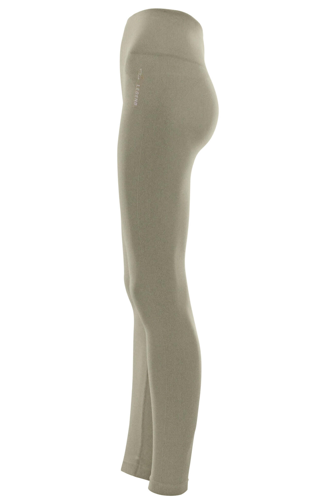 Sportlegging dames Khaki 3/5