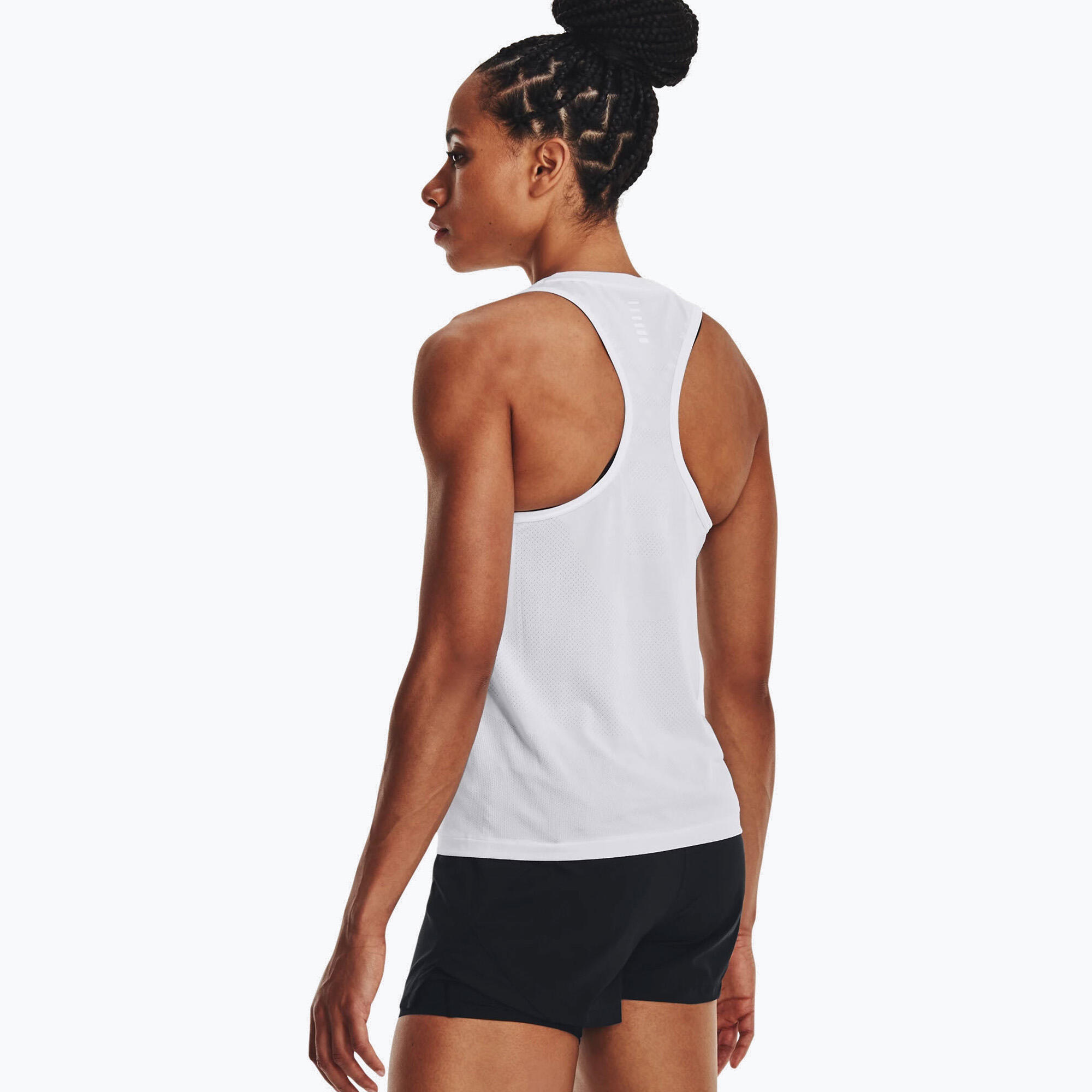 Under Armour Seamless Stride Singlet hardloop-T-shirt voor dames 4/5
