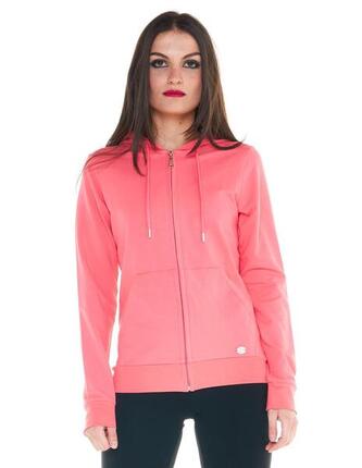 Damen-Sweatshirt mit Kapuze und Basic-Reißverschluss