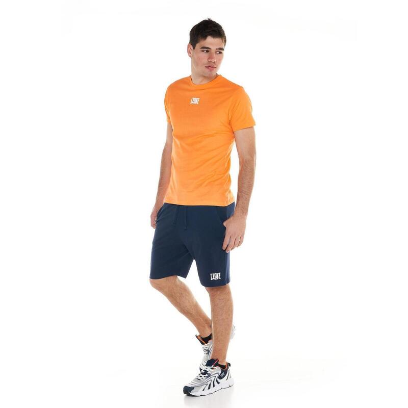 Set in jersey da uomo con T-shirt e bermuda Logo Basic