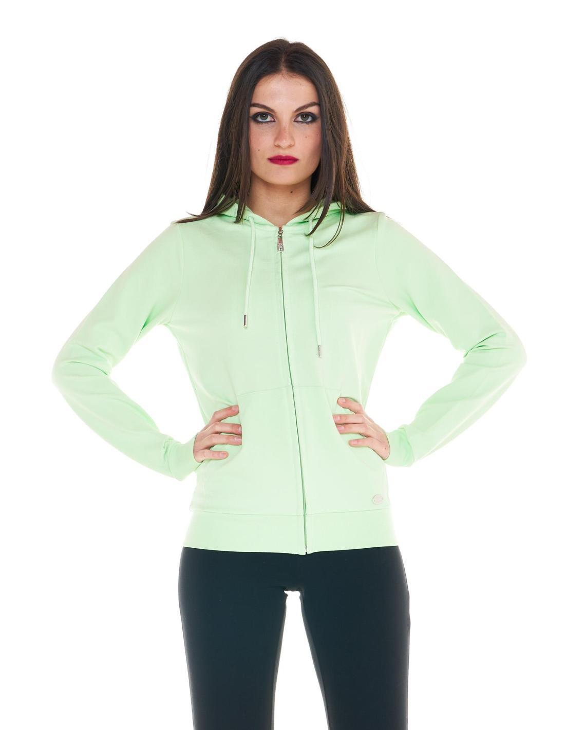 LEONE 1947 APPAREL Felpa da donna con cappuccio e zip Basic
