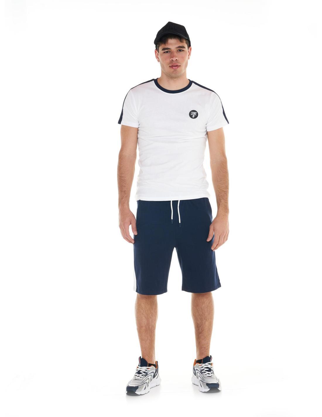 Branco / Azul marinho